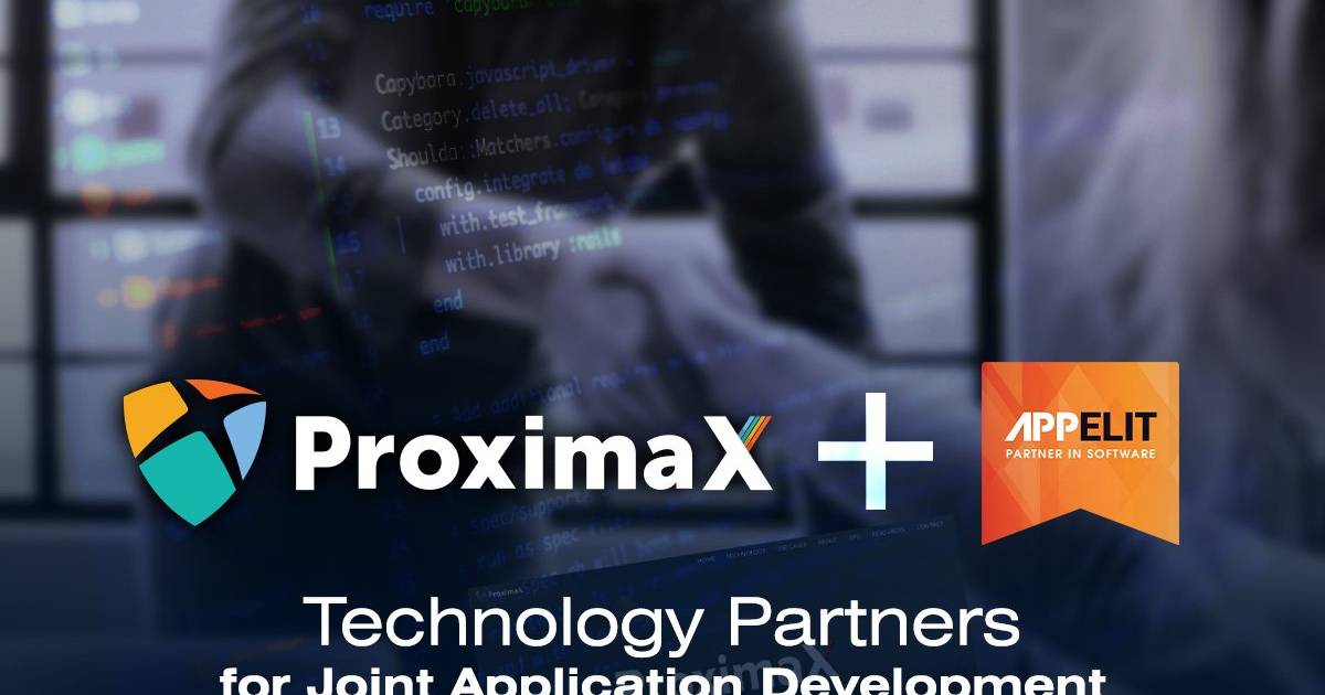 APPelit Selects ProximaX as Technology Partner for Joint Application Development